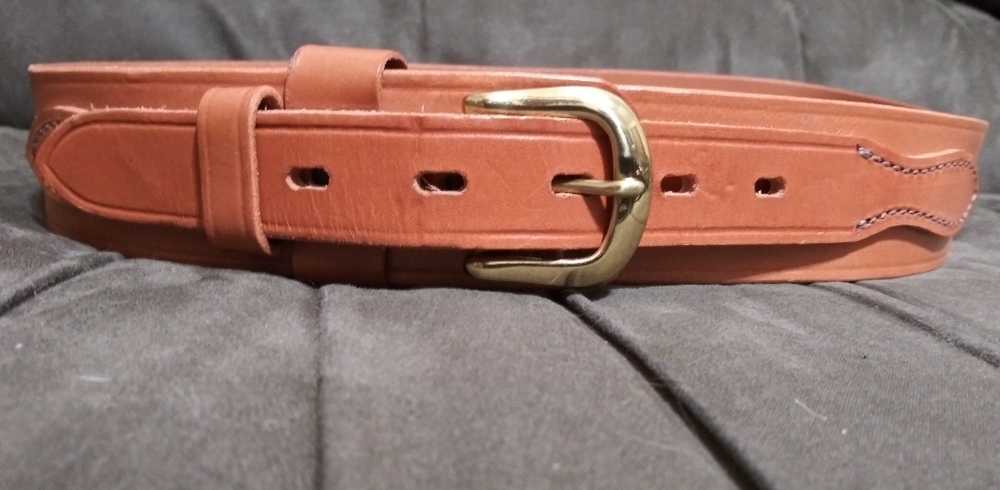 Bianchi brand leather Ranger style belt